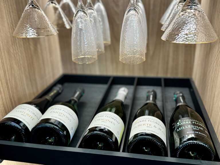 Nos cuvées de Champagnes en cave à vin